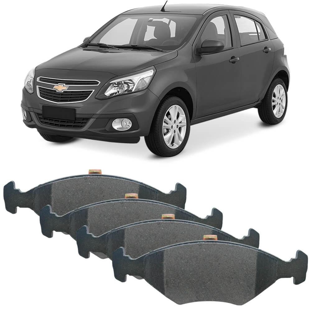 Detalhes do Kit Pastilha Freio Chevrolet Agile 1.4 2010 A 2014 Dianteira