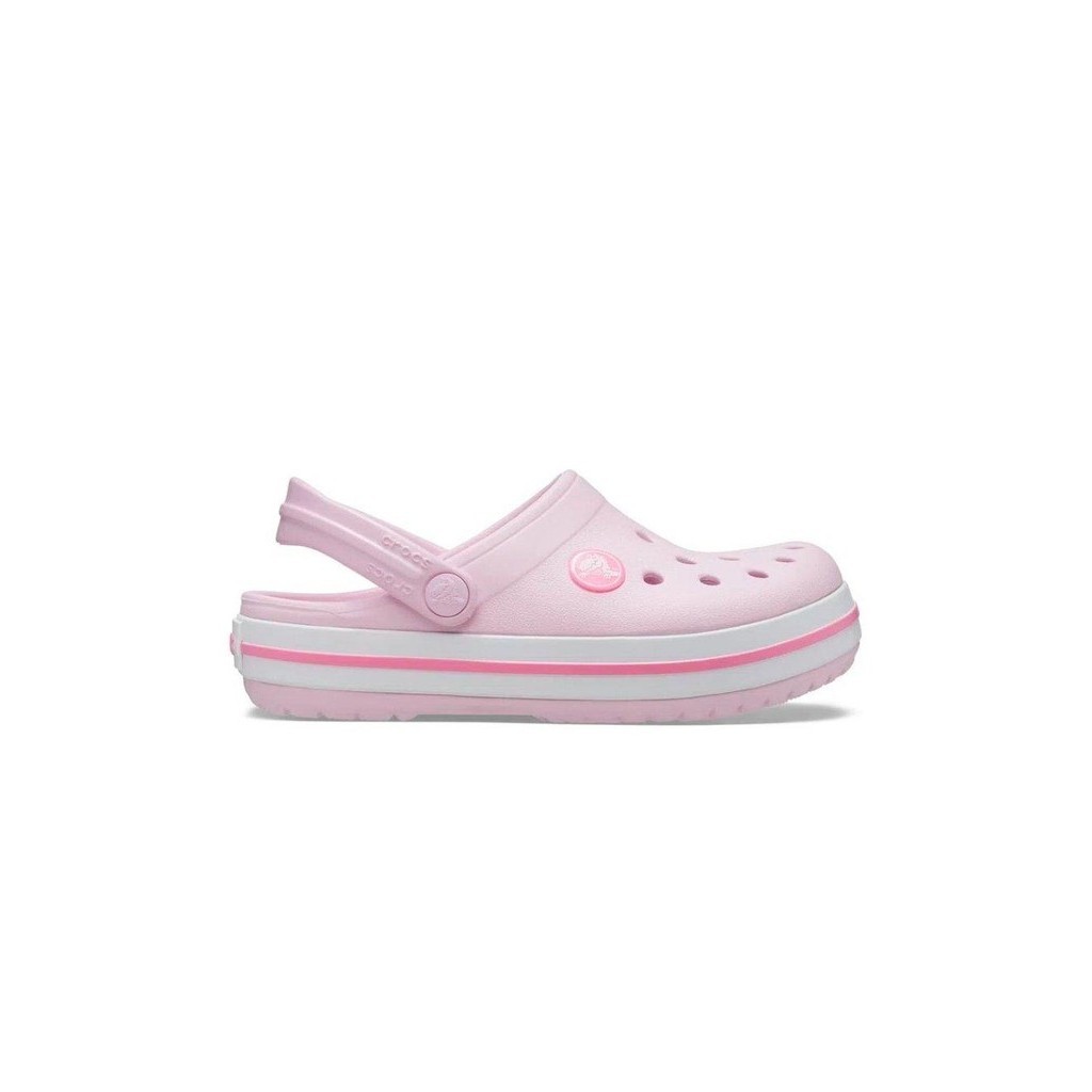 Sandália Clog Infantil Crocs Crocband Kids Rosa Claro - Baby & Kids Fashion