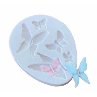 MOLDE DE SILICONE BORBOLETAS, RESINA, CONFEITARIA, BISCUIT em Oferta na Shopee