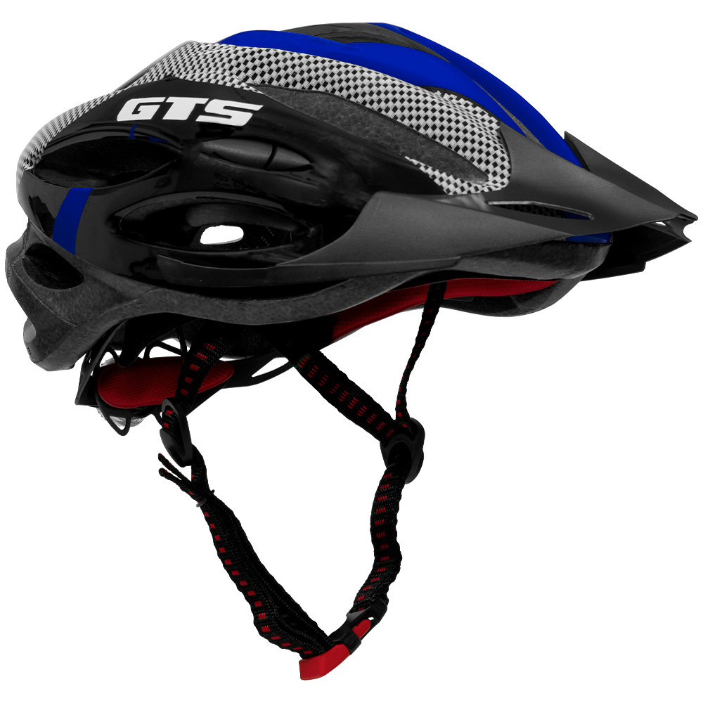 Capacete Ciclismo com Led Outmold GTS FJH-25 Azul G