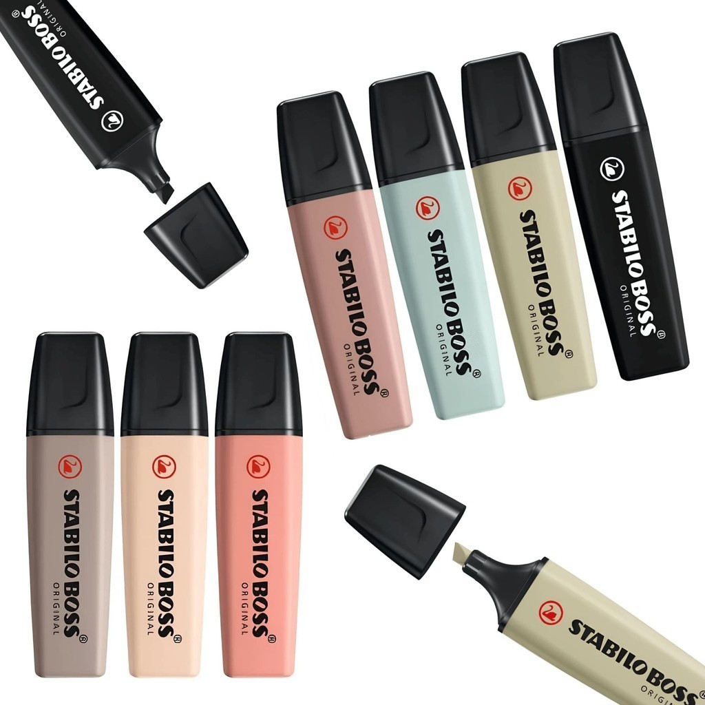 Marca Texto Original Stabilo Boss Novas Cores Nature Color - A escolha em Oferta na Shopee