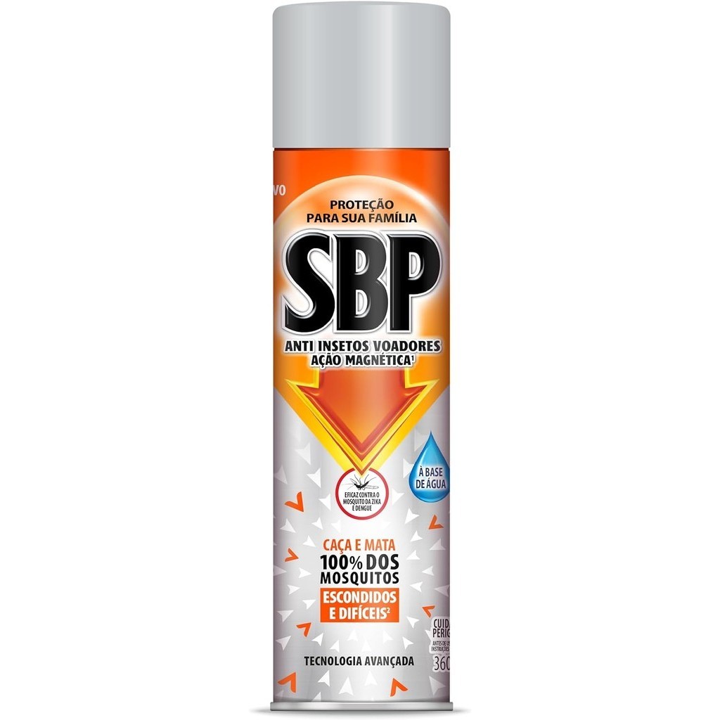 Inseticida Sbp Anti Insetos Voadores Ação Magnética 360ml