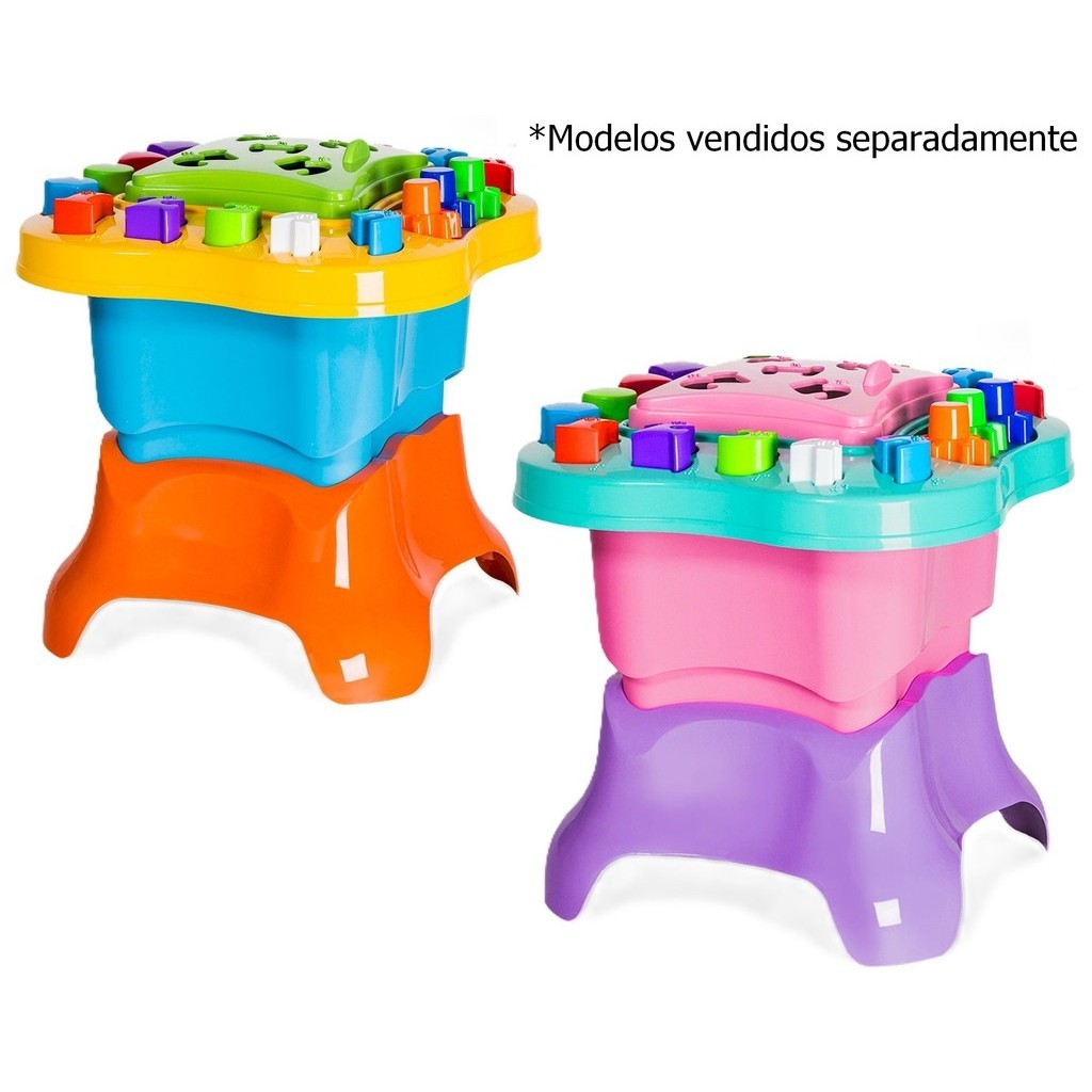 Mesa de Atividades Didática Infantil Bebê - Cardoso Toys