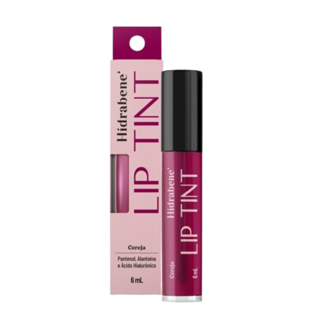 Lip Tint Labial Cereja 6ml Hidrabene