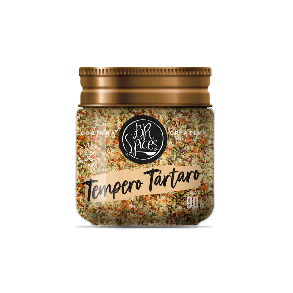Tempero Pote BR Spices Tartaro 90g em Oferta na Shopee
