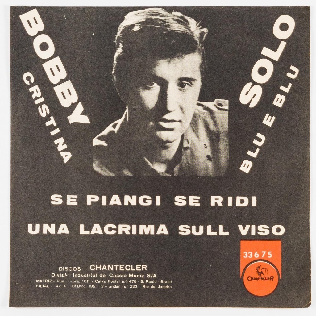 Disco Vinil Compacto Bobby Solo Cristina Blu Piangi Ridi