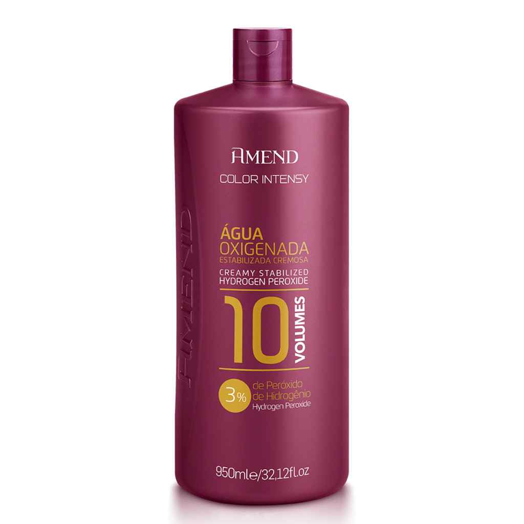 Água Oxigenada Amend 950ml 10Vol, 20Vol, 30Vol ou 40Vol Descolore e auxilia no tingimento do cabelo em Oferta na Shopee