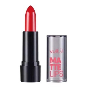 Batom Matte Lips Vult - Vermelho Real