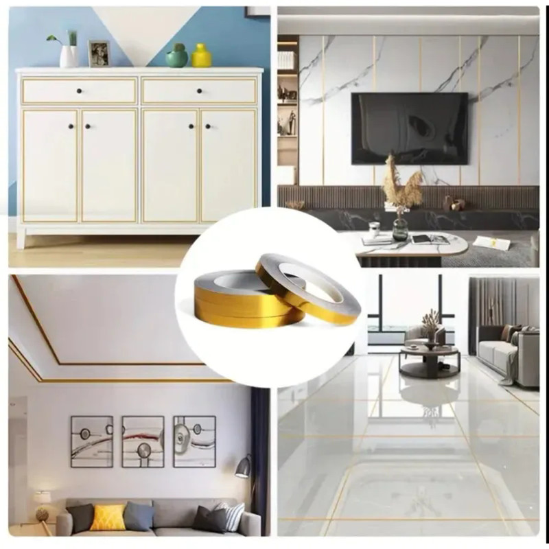 Fita Metalizada De 11mm/15mm/20mm Com Dupla Face Com 5 Metros Fita Dourada Metalizada em Oferta na Shopee