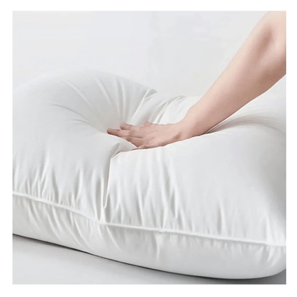 Kit 2 Travesseiro Neo Prime Ecopluma 233 Fios 50x70cm – Branco - Camesa - Home & Living