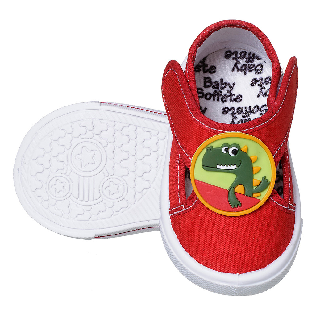 Tênis Infantil Cano Alto Meninas e Meninos Borboleta e Dinossauro