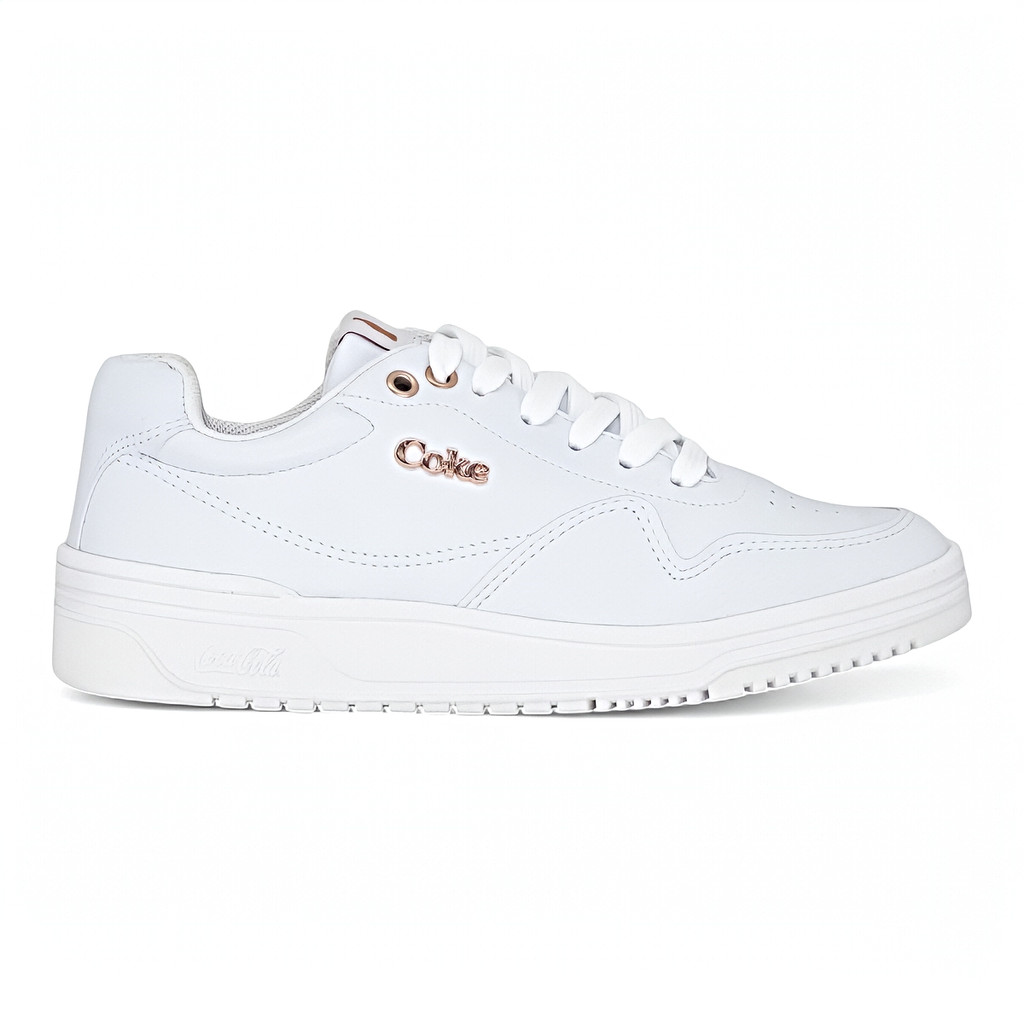 Tenis Coca Cola Feminino Branco Hope Town Couro Casual Macio em Oferta na Shopee