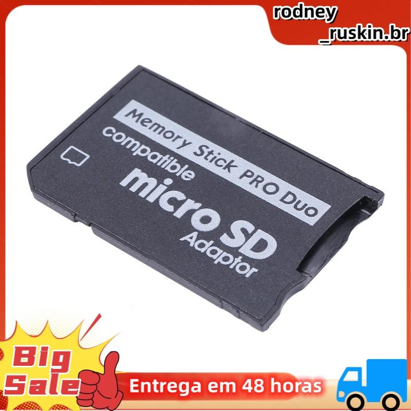 Adaptador Memory Stick Pro Duo Mini MicroSD TF Para MS Leitor De Cartão SD SDHC Série Sony E PSP em Oferta na Shopee