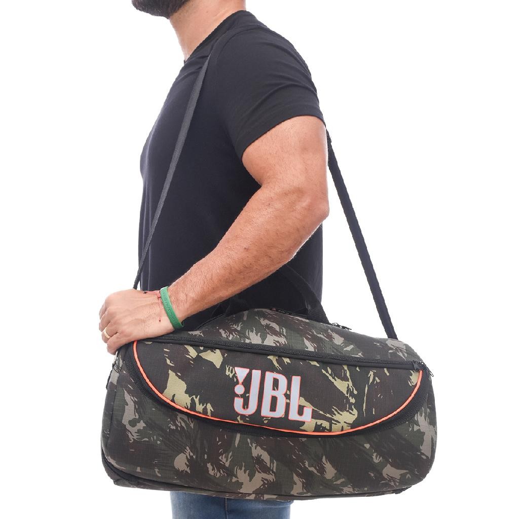 Case Bolsa Capa Compatível Com Nova Jbl Boombox 3 Camuflada