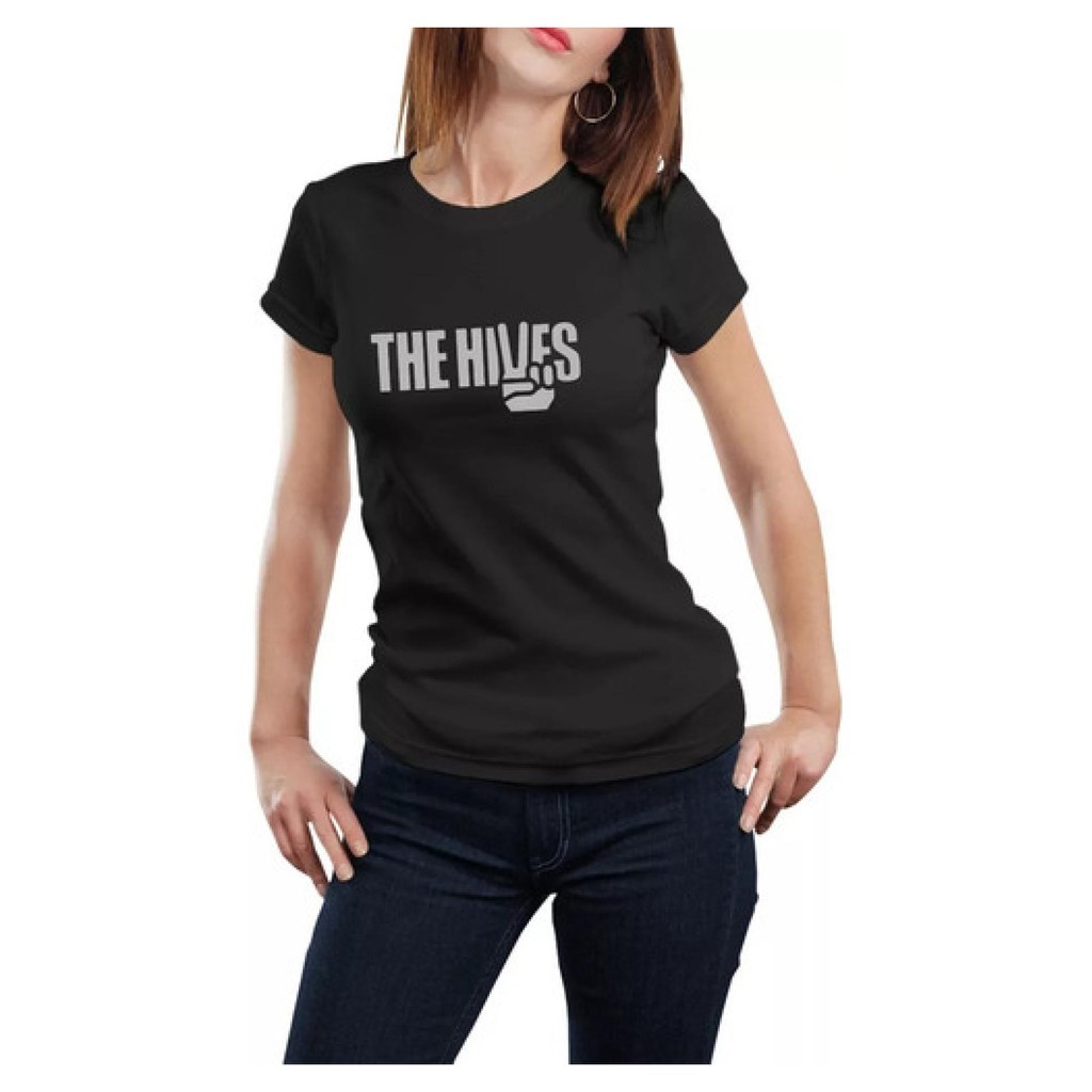 Camiseta Babylook Show Banda The Hives Punk Rock Indie