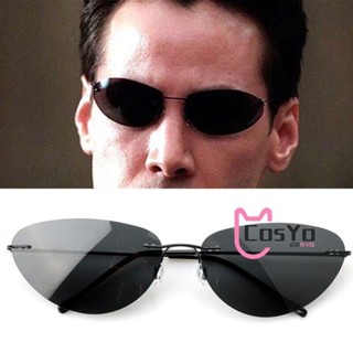 The Matrix Neo Cosplay Punk Óculos Óculos Sun Presentes