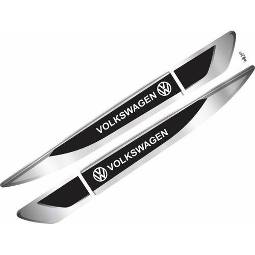 Par Emblema Aplique Lateral Resinado Volkswagen Gol