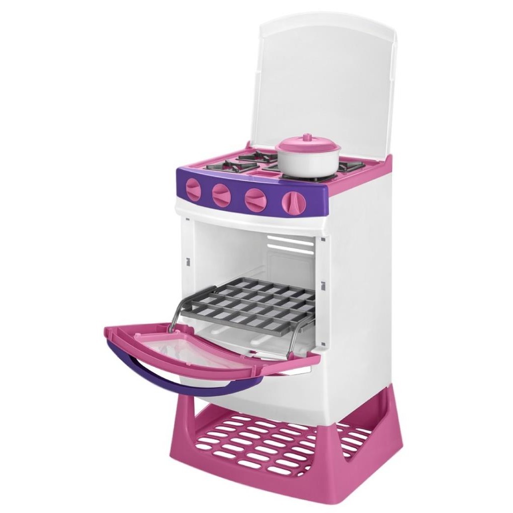 Fogao De Brinquedo Para Meninas Rosa Forno Magico Master Chef Interativo Presente Divertido - Magic Toys