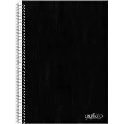 CADERNO UNIV 1M BOLSA 120F GRAF PRETO 10571 - UNITÁRIO