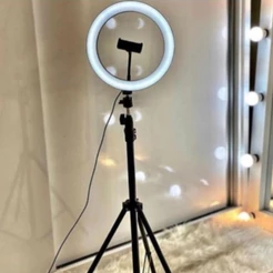 14 Polegadas 37CM Ring Light Iluminador Com Tripé De Iluminador 12 Polegadas Com Tripé De 2 Metro