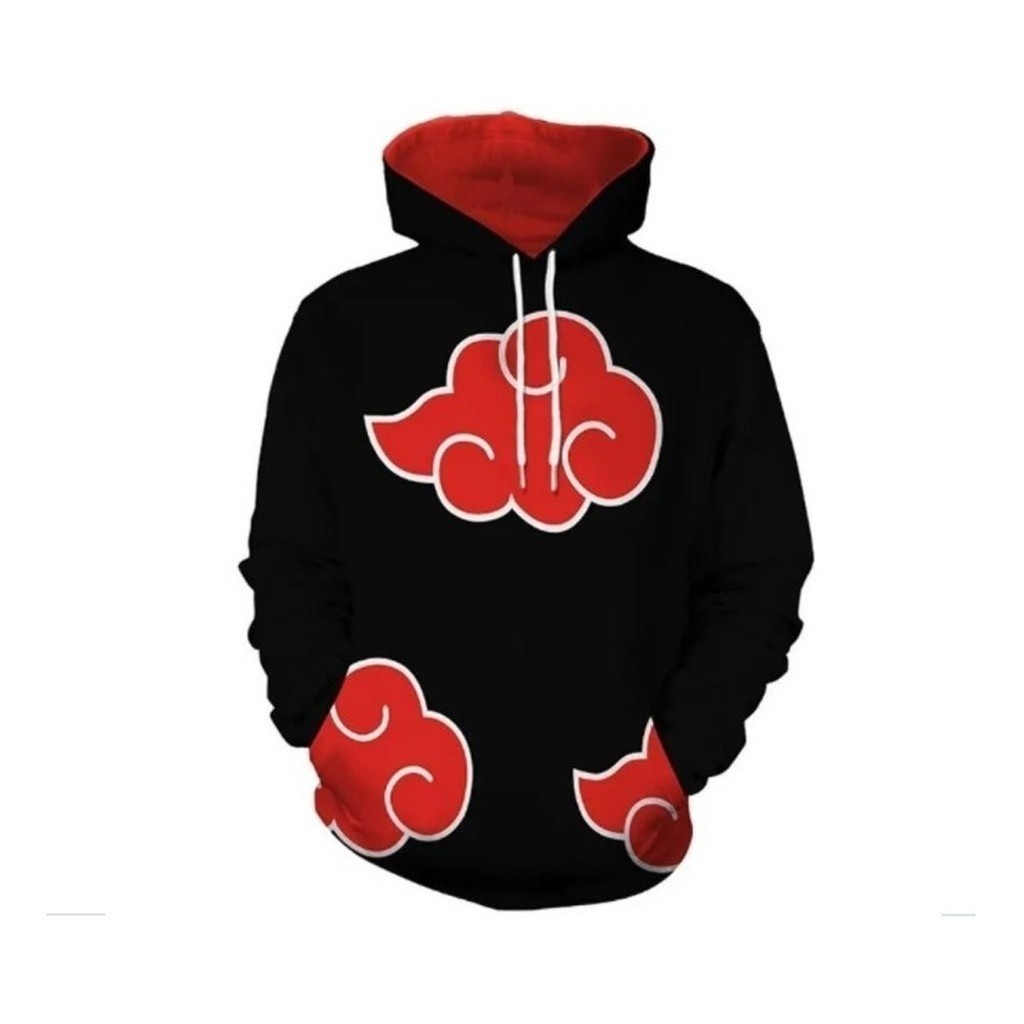 Moletom Blusa De Frio Infantil Naruto Anime Akatsuki Meninos