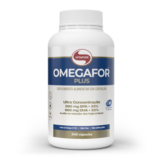 Omegafor Plus 240 capsulas Vitafor Fonte de ômega 3 EPA DHA Ultra concentrado
