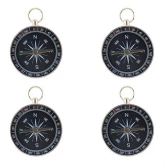 Kit 4 Chaveiro Bússola De Bolso Camping Caça Trilha Pesca em Oferta na Shopee