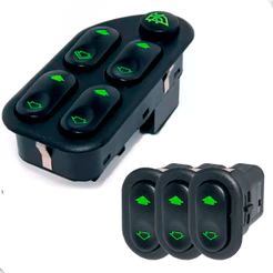 Jogo Kit Botão Interruptor Vidro Ford Fiesta Ecosport Ranger 2003/2011 Completo