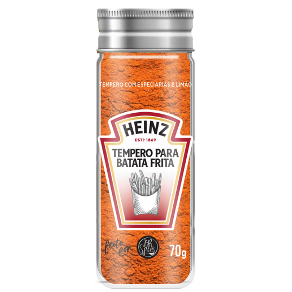 Tempero para Batata Frita Heinz Vidro 70G em Oferta na Shopee