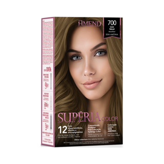 Coloração Sem Amônia 700 Louro Natural Amend Supéria Color