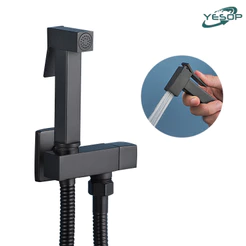 Ducha Higiênica Aço Inoxidável Para Kit Banheiro Com Pulverizador Bidê Montado Na Parede Yesop