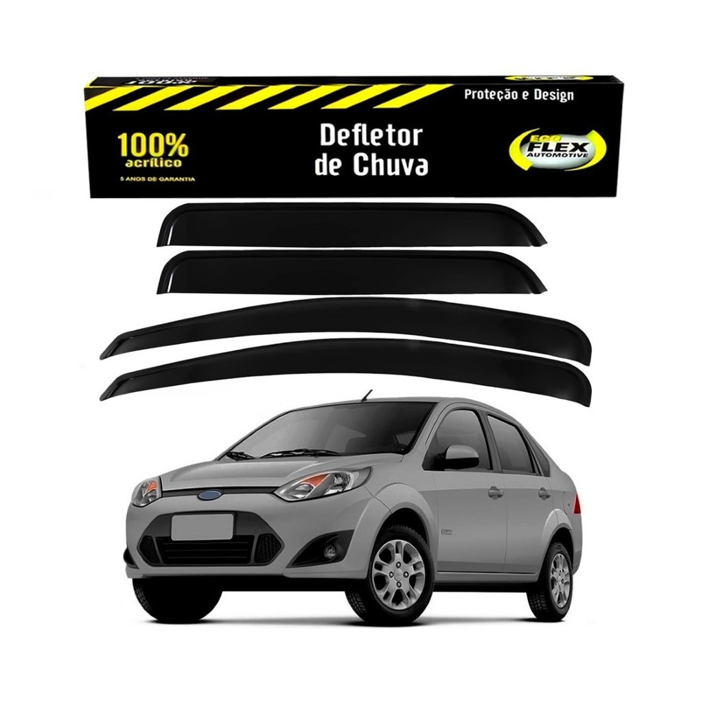 CALHA DEFLETOR CHUVA FORD FIESTA SEDAN 1.0 1.6 2011 A 2014 - Spare Parts and Accessories for Vehicles