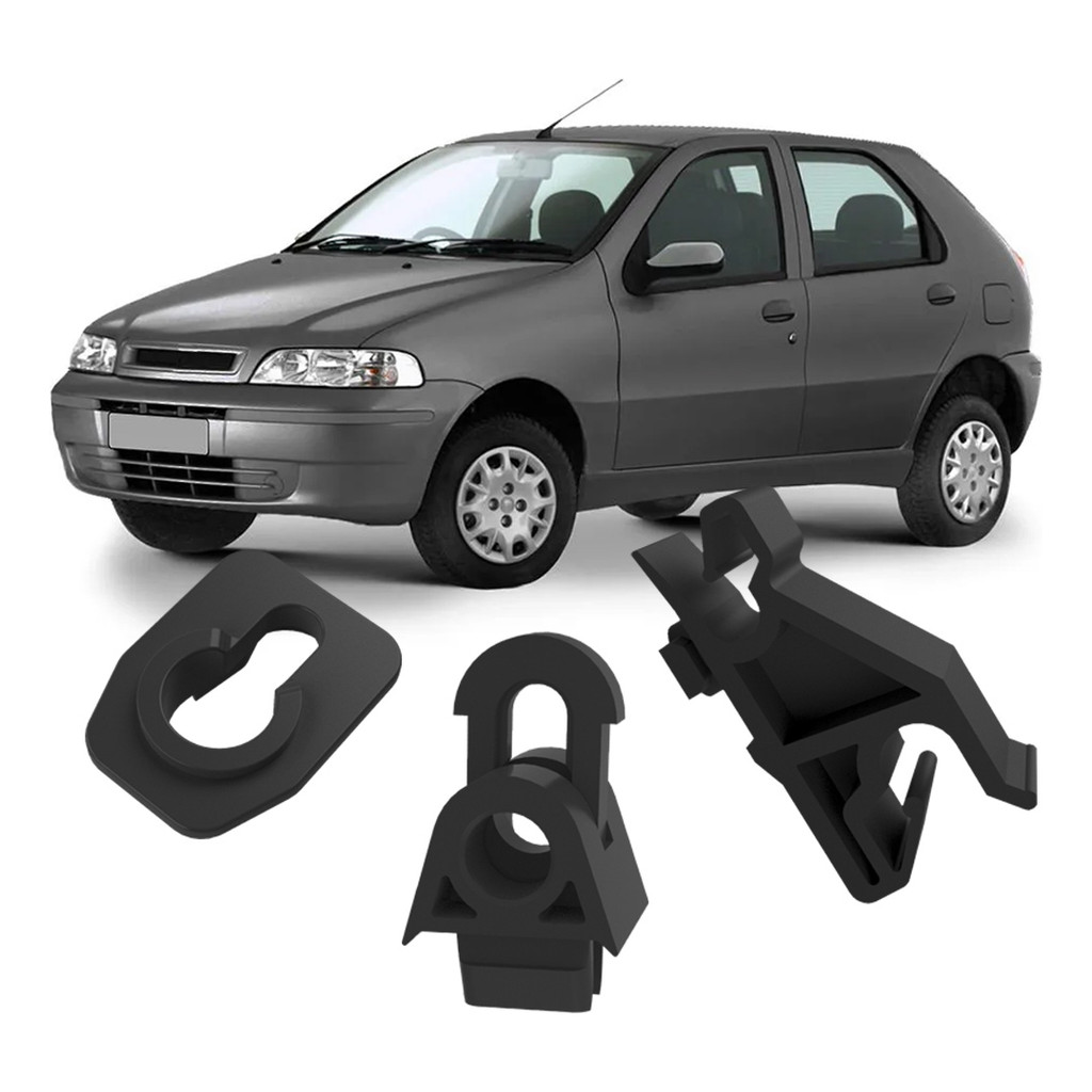 Presilhas Vareta Capô Palio G2 2001 2002 2003 2004 Até 2007