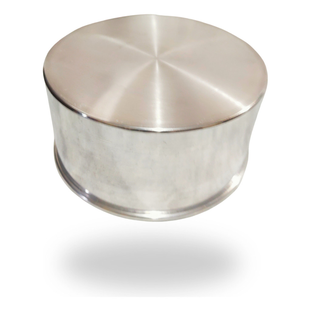 Forma Bolo Assadeira Redonda Alta Kit Alumínio Para Pudim Torta Pão Cm Jogo Fundo  20x10 Cm Alumínio Polida