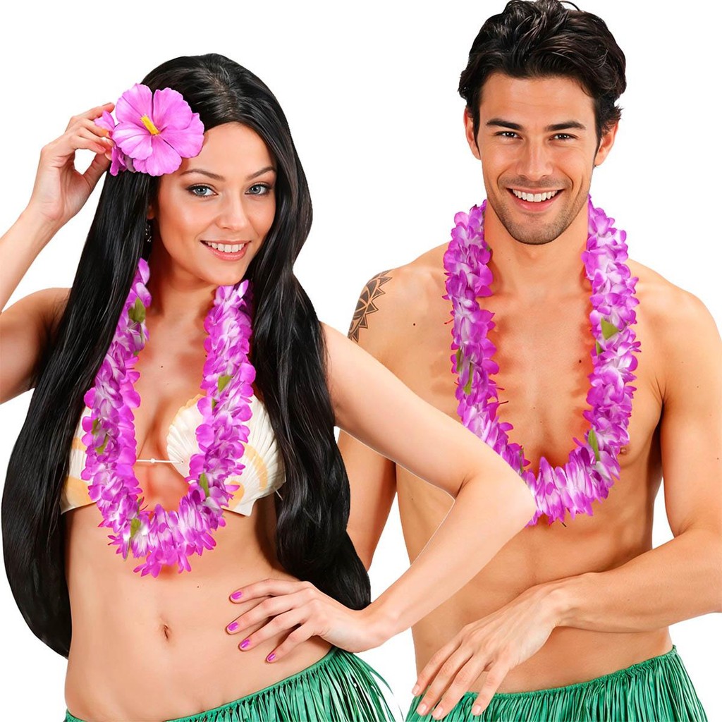 COLAR HAVAIANO SORTIDO C/1 UN Rosa em Oferta na Shopee