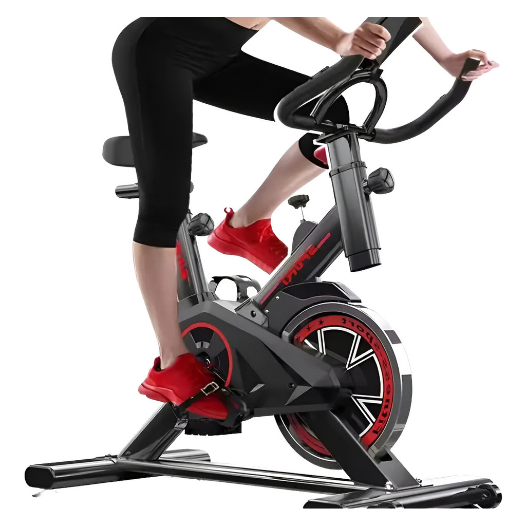 Bicicleta Ergométrica Spinning Sport Pro Preto E Vermelho