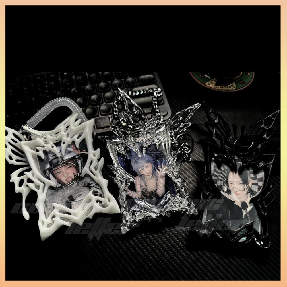 Y2k Estética 3D Transparente Borboleta Magnética Photocard Titular Kpop 3 Polegadas Pequeno Protetor De Cartão Avançado em Oferta na Shopee