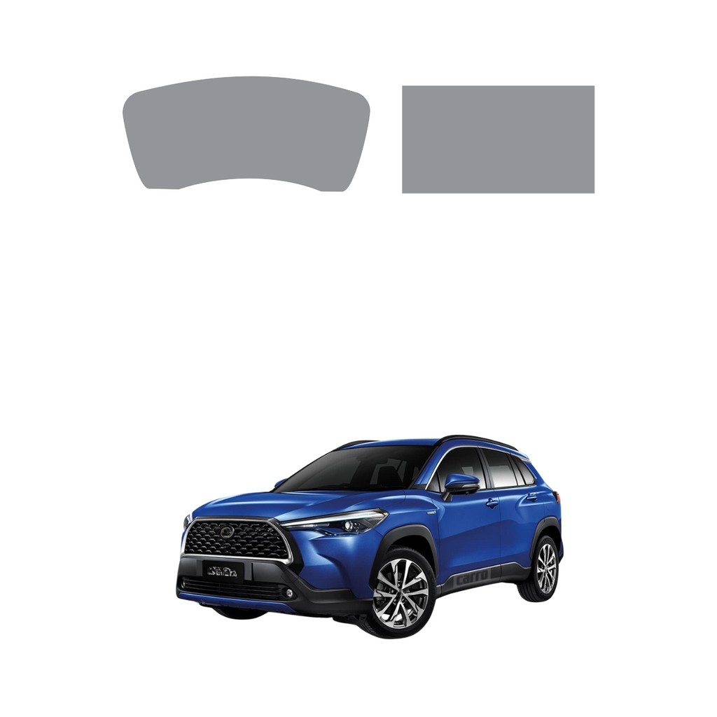 Película PPF Proteção Kit Velocímetro Multimídia Toyota Corolla Cross XR 2023 Transparente TPU Anti Risco