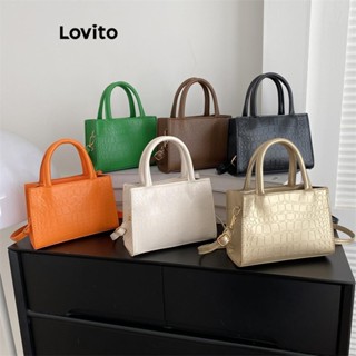 Lovito Bolsa Casual Simples E Versátil Para Mulheres LCS06397