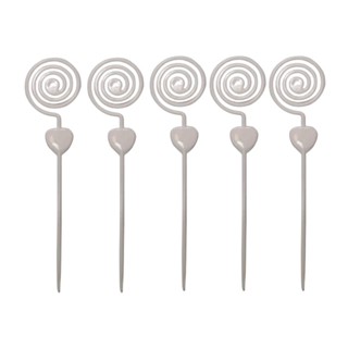 20 Espiral Porta Recados P/ Artesanato Kit Lembrancinha - Transparente ou Branco 12CM MR em Oferta na Shopee