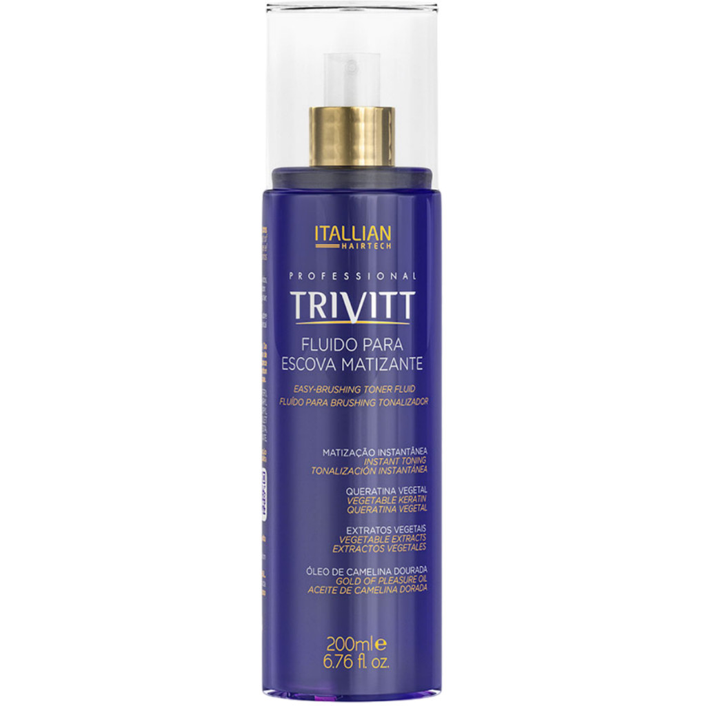Fluido Para Escova Matizante Trivitt 200ml Itallian Hairtech