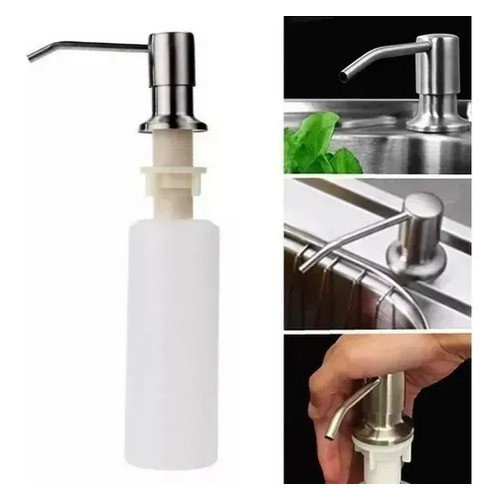 Dosador Dispenser Detergente Sabonete Para Cuba Inox Bancada