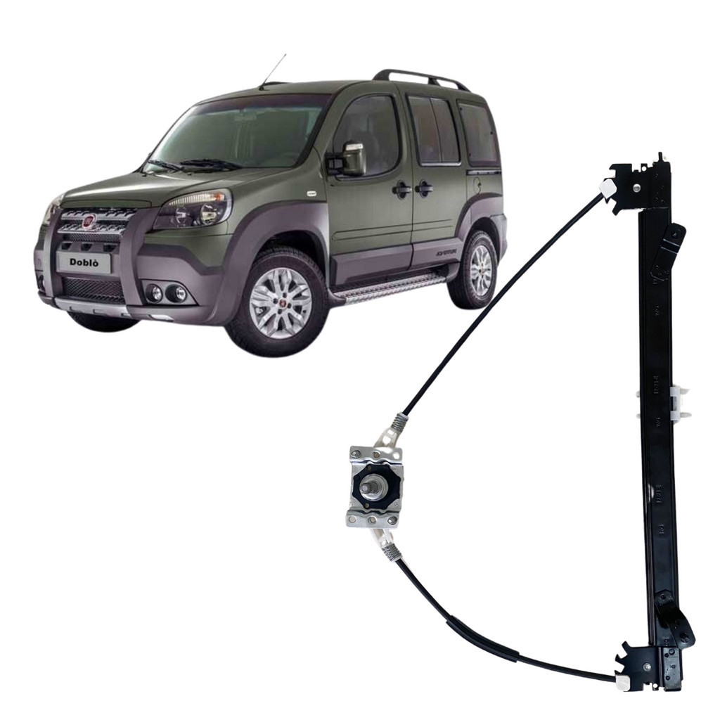 Maquina Vidro Doblo Manual Lado Esquerdo 2002 2003 Até 2021