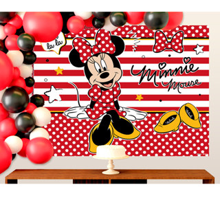 Painel Gigante Decoração Minnie festa aniversário 1m em Oferta na Shopee