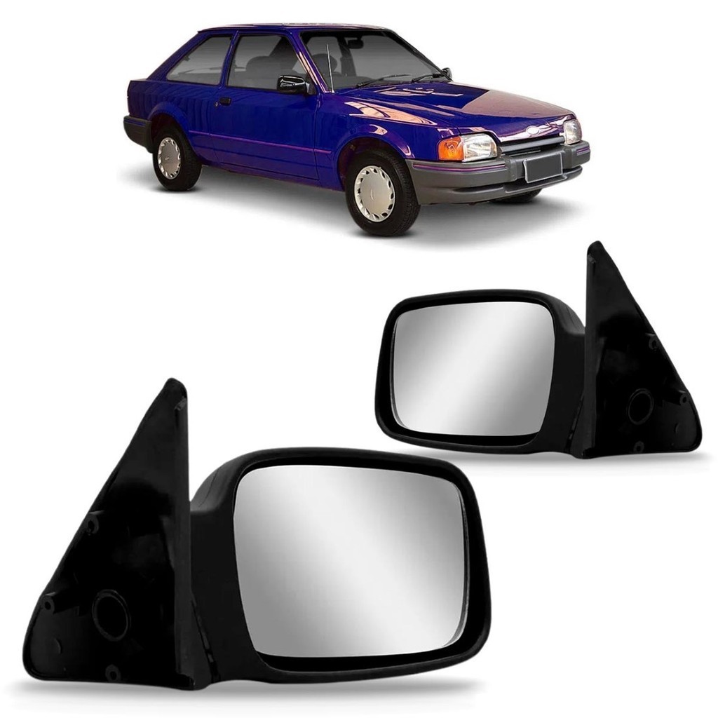 Retrovisor Escort 1987 1988 1989 1990 1991 1992 Fixo em Oferta na Shopee