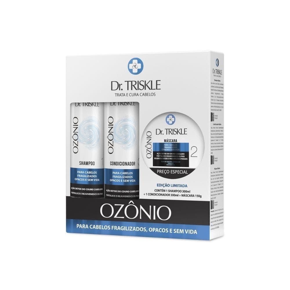 Kit Dr Triskle Ozônio Shampoo; Condicionador e Mascará em Oferta na Shopee