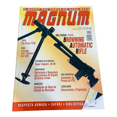 Revista Magnum Antiga Ano 14 Edição N.90cod. A473