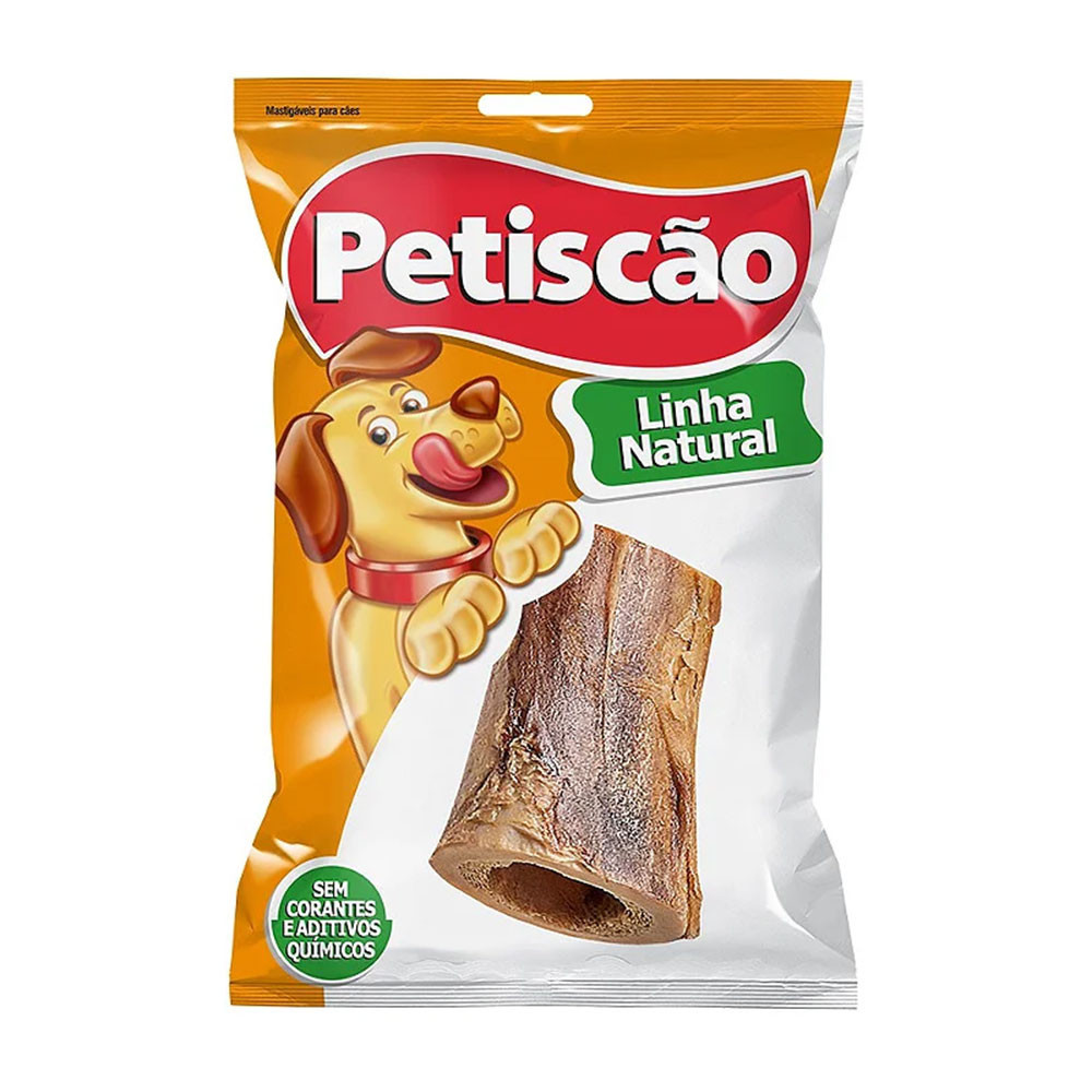 Petisco Para Cães Petiscão Osso Defumado Tubinho de Canela 1 Unidade - Pets