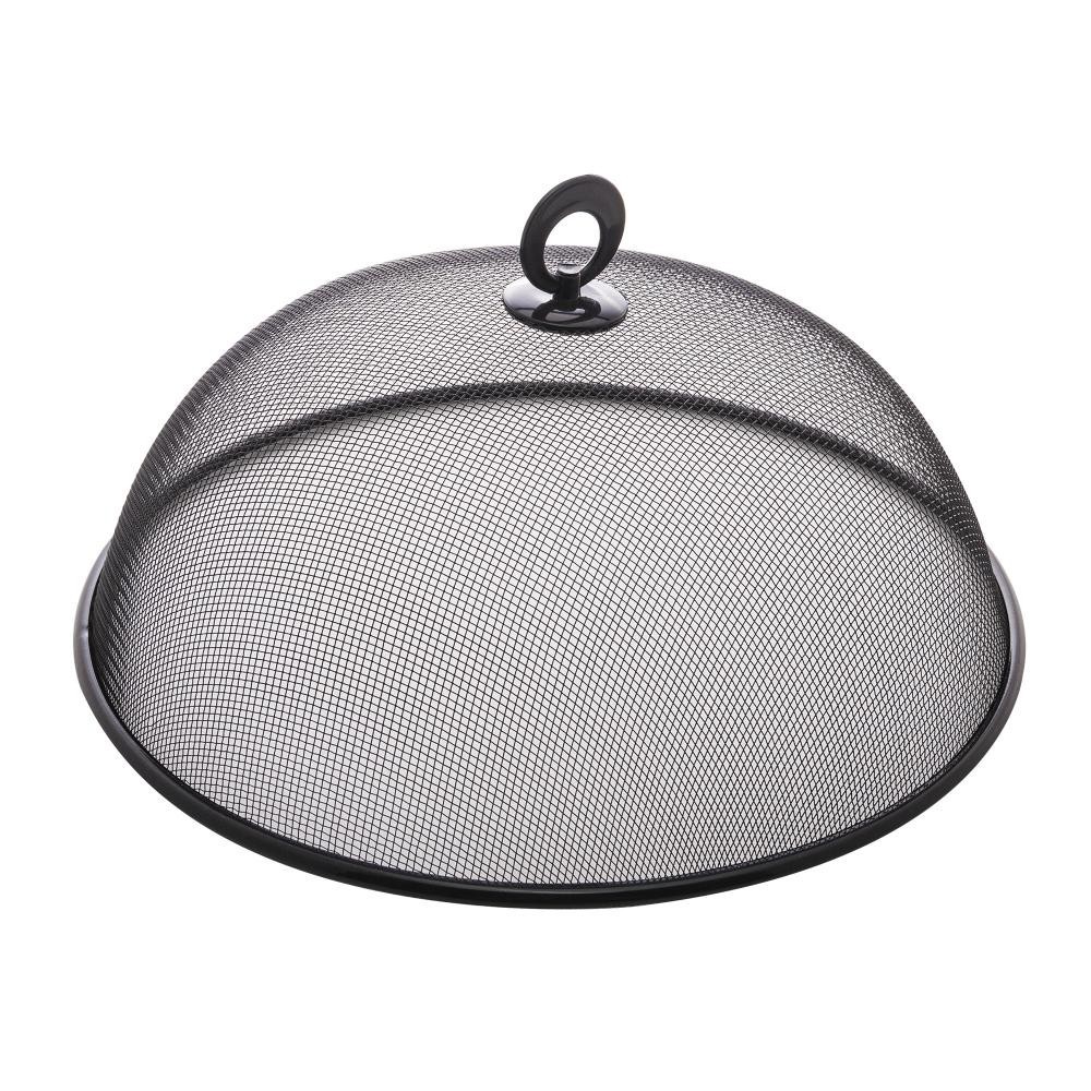 Tela Protetora para Alimentos Lyor de Metal Preta 35 x 13cm - Home & Living