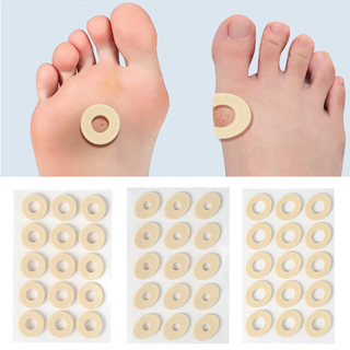 15PCS/Sheet 4 Tipos Almofadas callus Bunion Toe Foot Shoes Protetoras De Calcanhar Espuma Redonda Anti-Calos